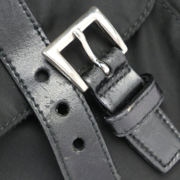 PRADA Black Leather Shoulder Bag - Picture 6 of 10